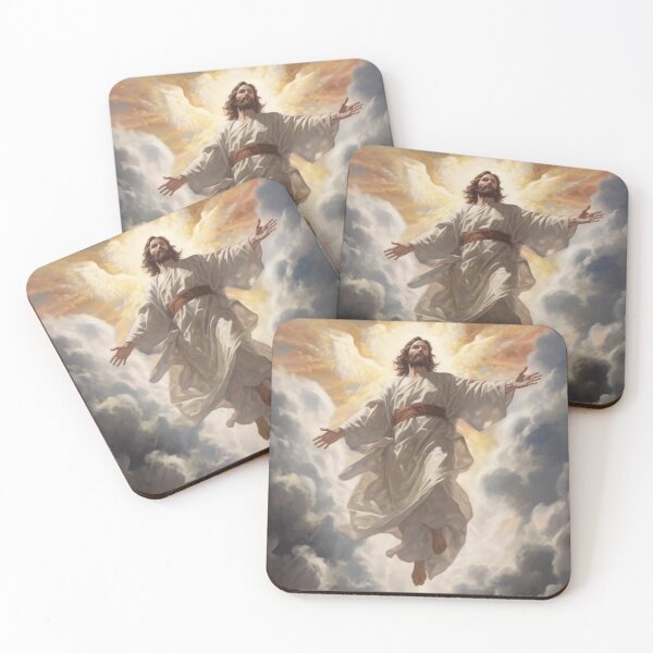 Item preview, Jesus Ascension to Heaven – Glorious Christian Art designed and sold by Jesus-istheway.