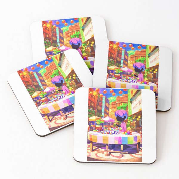 Item preview, Art - Digital Illustration, Dreamy Market with Psychedelic Colors designed and sold by Reverso-Design.