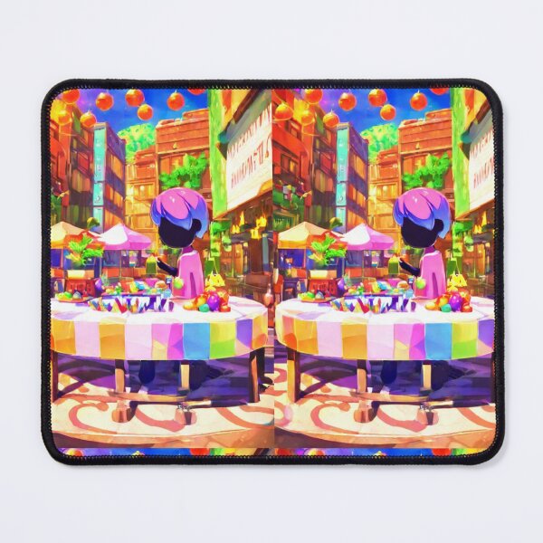 Item preview, Art - Digital Illustration, Dreamy Market with Psychedelic Colors designed and sold by Reverso-Design.