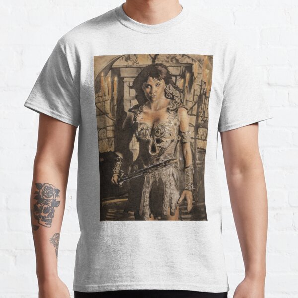 Xena - Airbrush portrait Classic T-Shirt