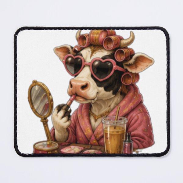 Item preview, Glam Cow Beauty Queen designed and sold by DailyDoodlesBySumbul.