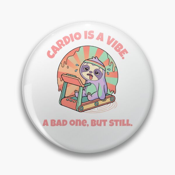 Item preview, Funny Sloth Cardio Treadmill Kawaii Gym Design designed and sold by CrtclMess.