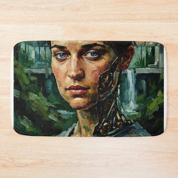 Item preview, Ex Machina Retro Sci-Fi Psychological Thriller AI Robot Tribute Art Movie Poster designed and sold by Art's Diner.