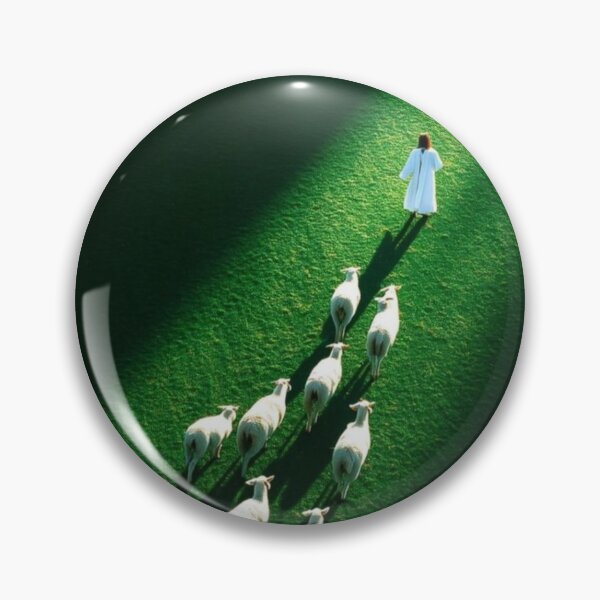 Item preview, The Good Shepherd – Jesus Guiding His Flock Christian Art designed and sold by Jesus-istheway.