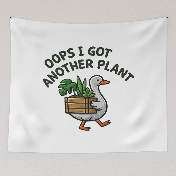 Item preview, Oops I Got Another Plant, Plant Lover  designed and sold by CloudyPress.