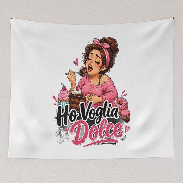 Item preview,  Ho Voglia Di Dolce – Funny Sweet Lover Dessert Graphic  designed and sold by RipantinaFantasy .