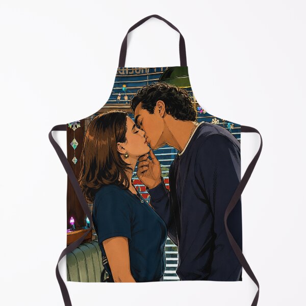 Item preview, Kiss between Hannah (Ella Bright) and Garrett (Belmont Cameli) (fan art) designed and sold by PopCultureAndStuff.