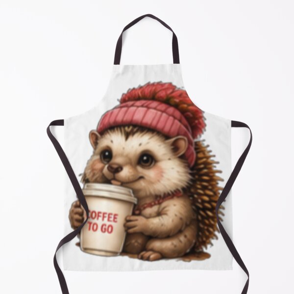 Item preview, Cute Hedgehog Coffee Lover designed and sold by DailyDoodlesBySumbul.