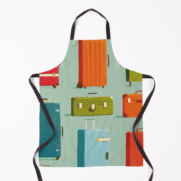 Item preview, Modern Suitcase Art Print, Ready For Adventure Wall Art designed and sold by MarkedArtPrints.