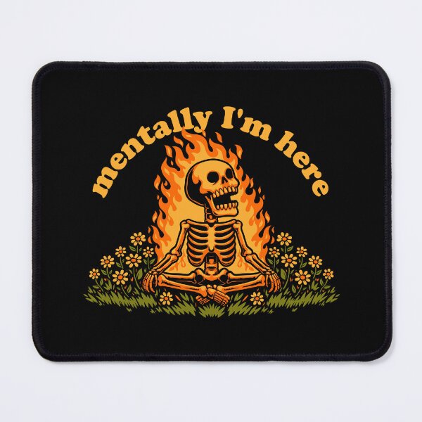 Item preview, Mentally Here Skeleton designed and sold by Studio Mootant.