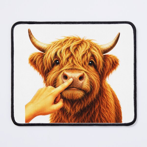 Item preview, ⭐ BOOP THE SNOOT COLLECTION ⭐ – HIGHLAND COW – Every Snoot Deserves a Boop designed and sold by WheelieGdArt.