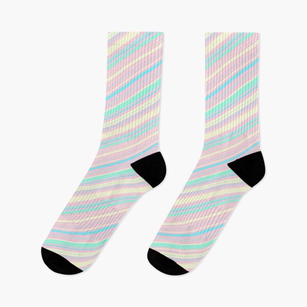 Item preview, Cute Pastel Colors Diagonal Stripes Pattern designed and sold by humnoo.