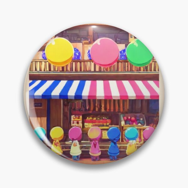 Artikelvorschau, Art - Dreamy Shop, Surreal and Colorful Street Scene entworfen und verkauft von Reverso-Design.
