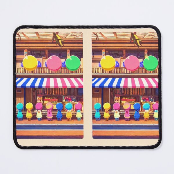Item preview, Art - Dreamy Shop, Surreal and Colorful Street Scene designed and sold by Reverso-Design.