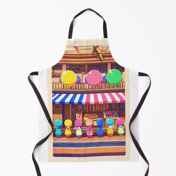 Item preview, Art - Dreamy Shop, Surreal and Colorful Street Scene designed and sold by Reverso-Design.