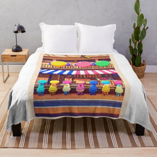 Item preview, Art - Dreamy Shop, Surreal and Colorful Street Scene designed and sold by Reverso-Design.