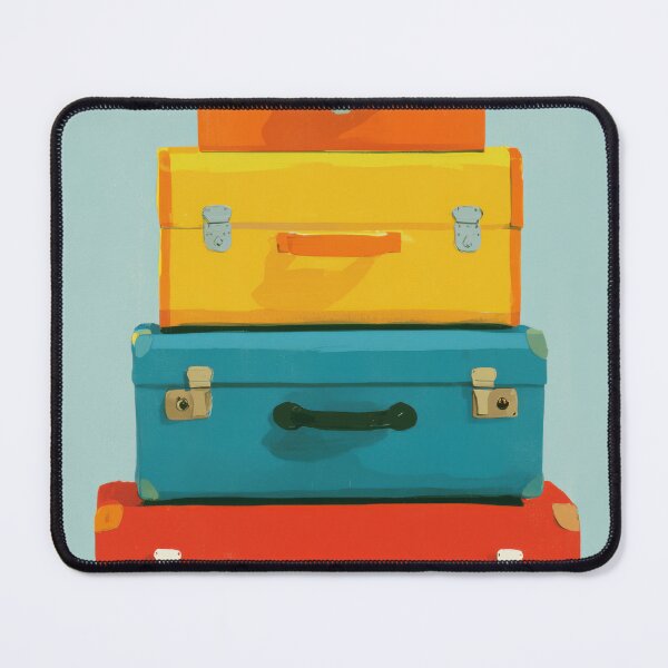 Item preview, Modern Suitcase Art Print, Pack Your Bags Wall Art designed and sold by MarkedArtPrints.
