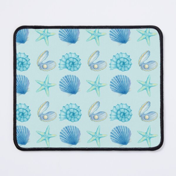 Item preview, Sea animals Aesthetic Blue Watercolor Seashell and Starfish Coastal Element Set designed and sold by Art IN Pack.