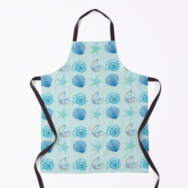 Item preview, Sea animals Aesthetic Blue Watercolor Seashell and Starfish Coastal Element Set designed and sold by Art IN Pack.