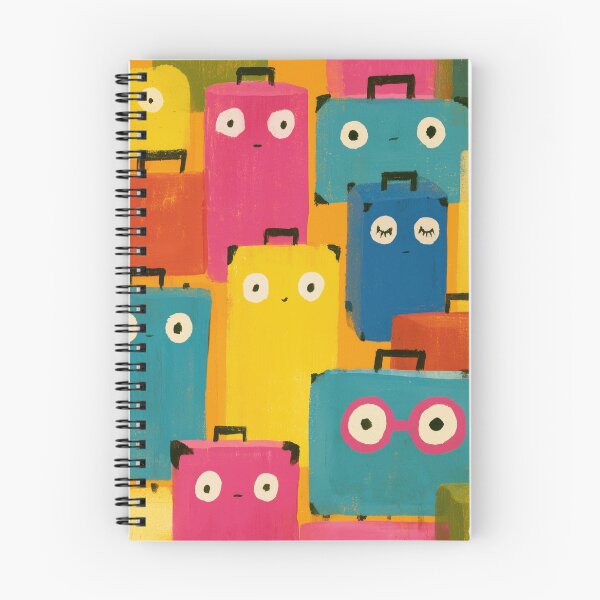 Item preview, Modern Suitcase Art Print, Ready For Adventure Wall Art designed and sold by MarkedArtPrints.
