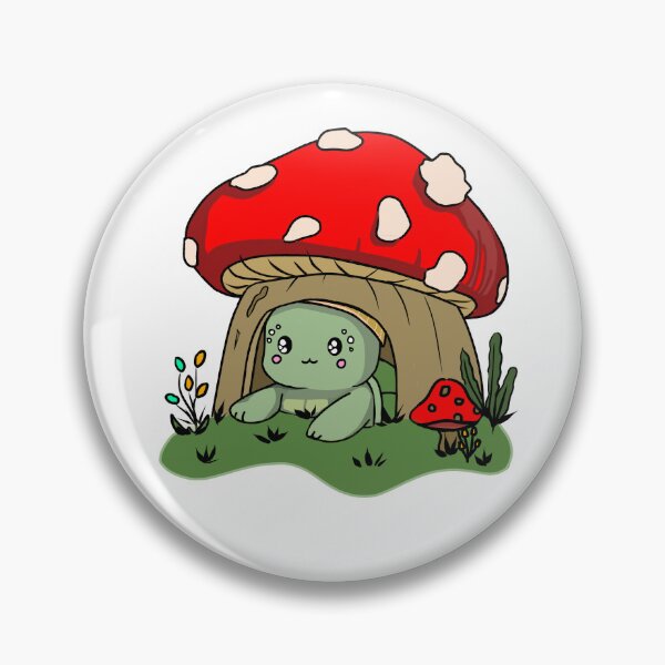 Item preview, Turtle Tobi inside a mushroomhouse. designed and sold by DAWNRA.