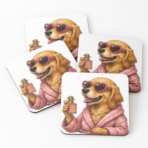 Item preview, Glam Perfume Lover Dog designed and sold by DailyDoodlesBySumbul.