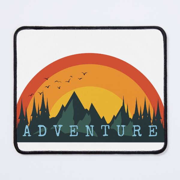 Item preview, Trees with birds and mountains and sun designed and sold by Sailing Llamas.
