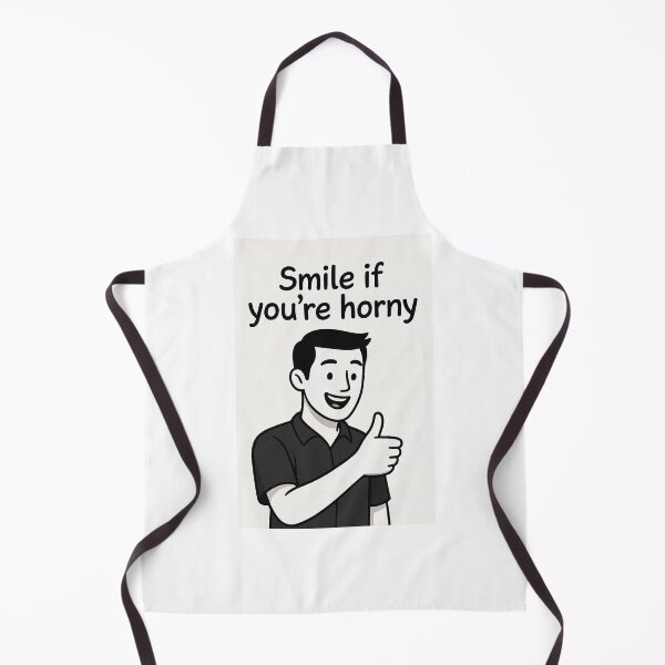 Item preview, Smile If You're Horny | Cheeky Funny Shirt designed and sold by FatCatStudios.
