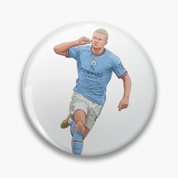 Item preview, Erling Haaland Football Icon – Norway Sports Illustration designed and sold by Mialunaa.