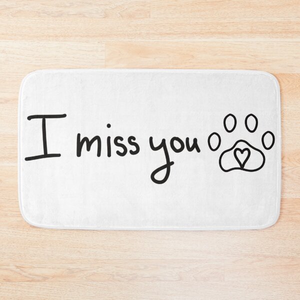 Item preview, I Miss You - Hollow Pawprint  designed and sold by CreationsByMR.