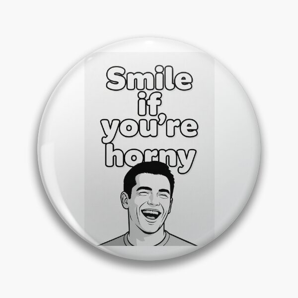 Item preview, Smile If You're Horny | Cheeky Funny Shirt designed and sold by FatCatStudios.