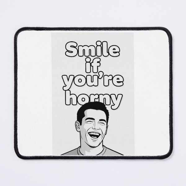 Item preview, Smile If You're Horny | Cheeky Funny Shirt designed and sold by FatCatStudios.