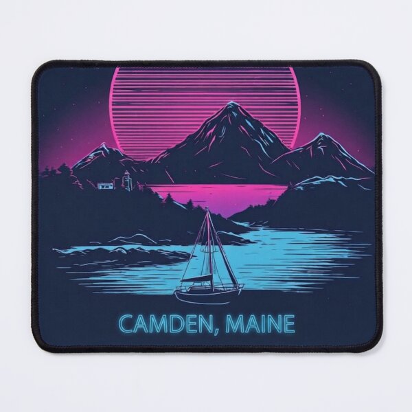 Item preview, Camden Maine Synthwave - Retro Coastal Aesthetic designed and sold by thepixelcloset.