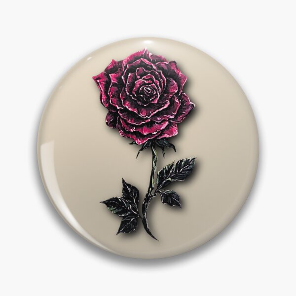 Item preview, Dark Gothic Velvet Rose Mystical Painting designed and sold by ArtistsAtticWI.