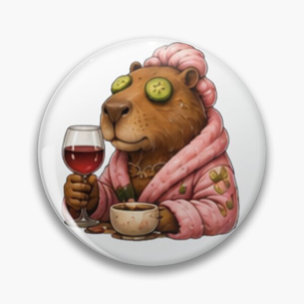 Item preview, Spa Day Capybara designed and sold by DailyDoodlesBySumbul.
