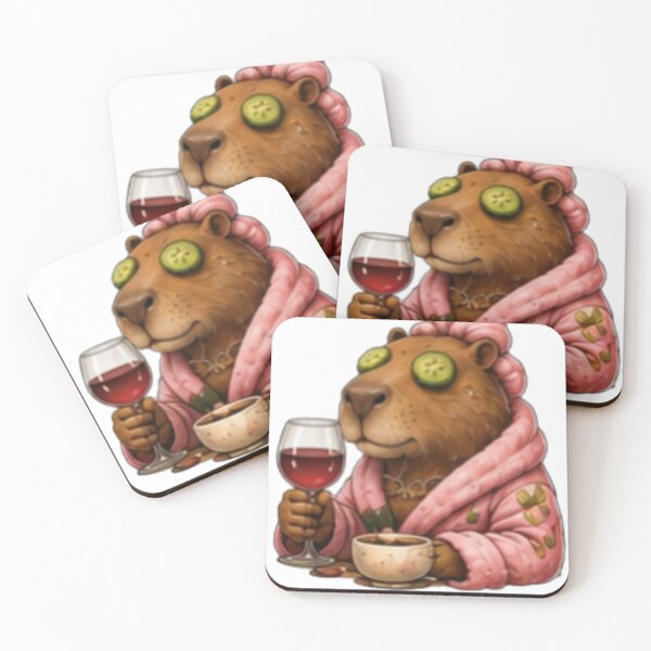 Item preview, Spa Day Capybara designed and sold by DailyDoodlesBySumbul.