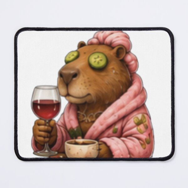 Item preview, Spa Day Capybara designed and sold by DailyDoodlesBySumbul.
