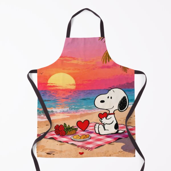 Item preview, Snoopy Romantic Beach Sunset Picnic designed and sold by Innova_Creations.