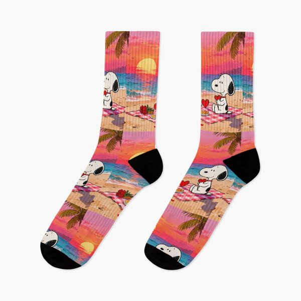 Item preview, Snoopy Romantic Beach Sunset Picnic designed and sold by Innova_Creations.