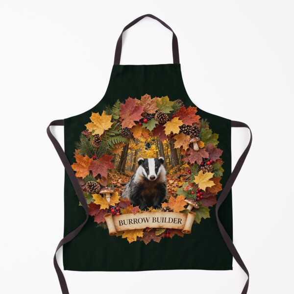 Item preview, Burrow Builder Badger Mandala - Woodland Nature Wreath Art designed and sold by GoGreenlove.