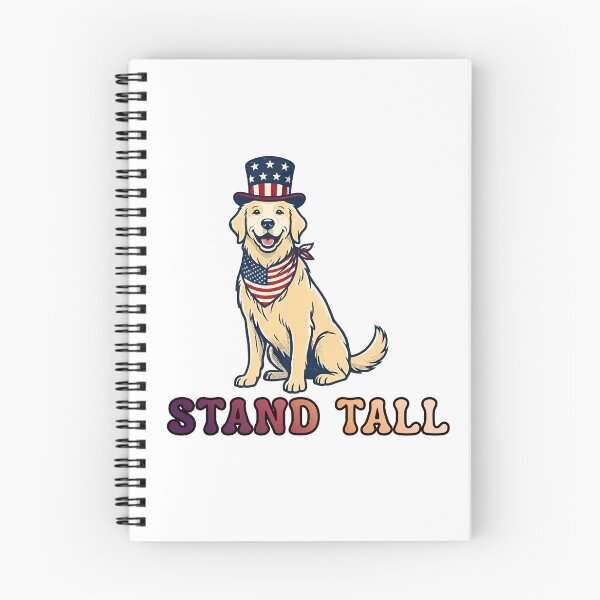 Item preview, Forever Stand Tall Dog PNG | Patriotic Golden Retriever Clipart | USA Pride 4th of July Sublimation Design designed and sold by laughingshirts.