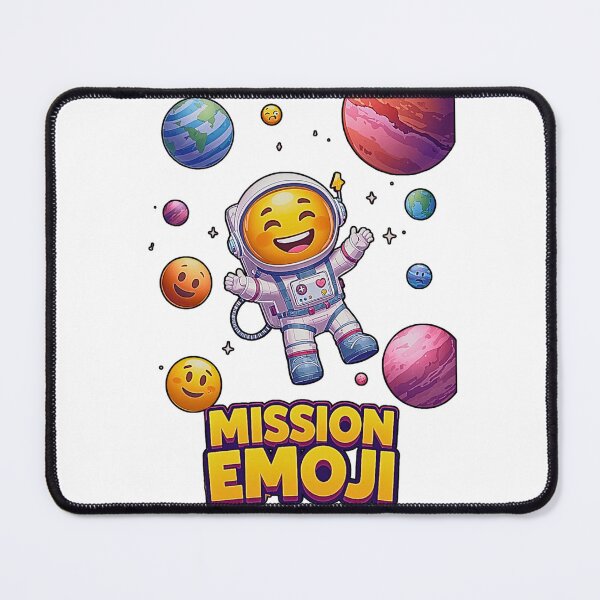 Item preview, Mission Emoji – Astronaut Emoji Exploring Emoji Planets T-Shirt Design designed and sold by MerchWSzpilkach.