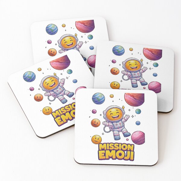 Item preview, Mission Emoji – Astronaut Emoji Exploring Emoji Planets T-Shirt Design designed and sold by MerchWSzpilkach.