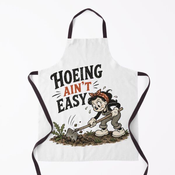 Item preview, Hoeing Ain’t Easy designed and sold by aistrokeofart.