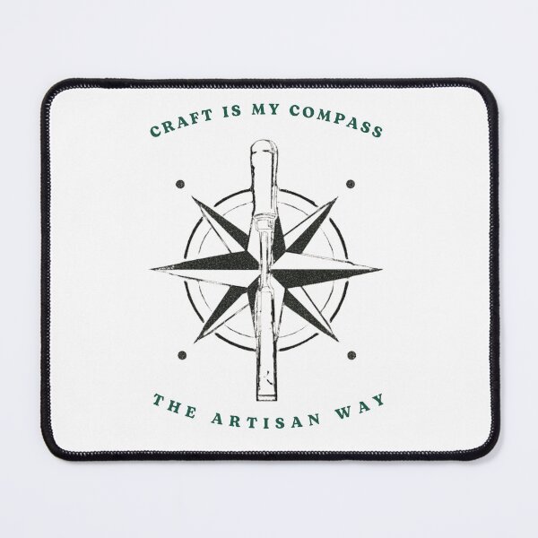 Item preview, Craft Is My Compass Woodworking Chisel Artisan Vintage designed and sold by LeSoniPapaPrint.