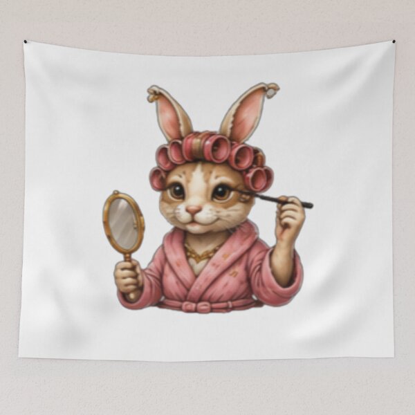 Artikelvorschau, Cute Bunny Beauty Queen entworfen und verkauft von DailyDoodlesBySumbul.