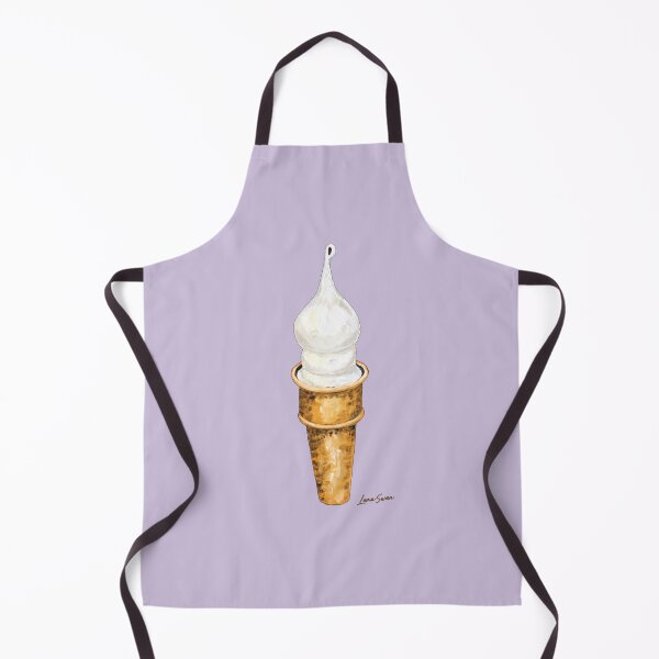 Aperçu de l'œuvre Glace à la lavande Pop Art | Esthétique dessert pastel | Style peinture à l'huile | Fond lavande créée et vendue par BlueberrySwan.