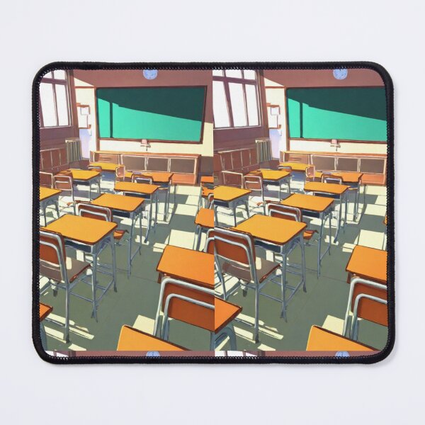 Item preview, Art - Japanese Anime Style, Classroom bathed in light designed and sold by Reverso-Design.