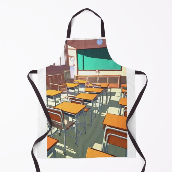 Item preview, Art - Japanese Anime Style, Classroom bathed in light designed and sold by Reverso-Design.