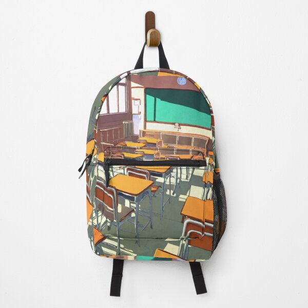 Item preview, Art - Japanese Anime Style, Classroom bathed in light designed and sold by Reverso-Design.